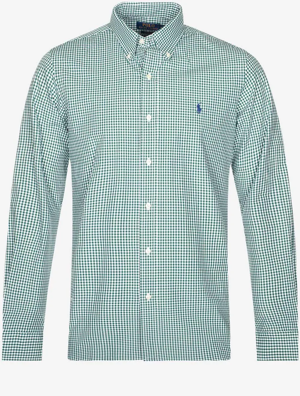 Poplin Gingham Buttondown Shirt Green