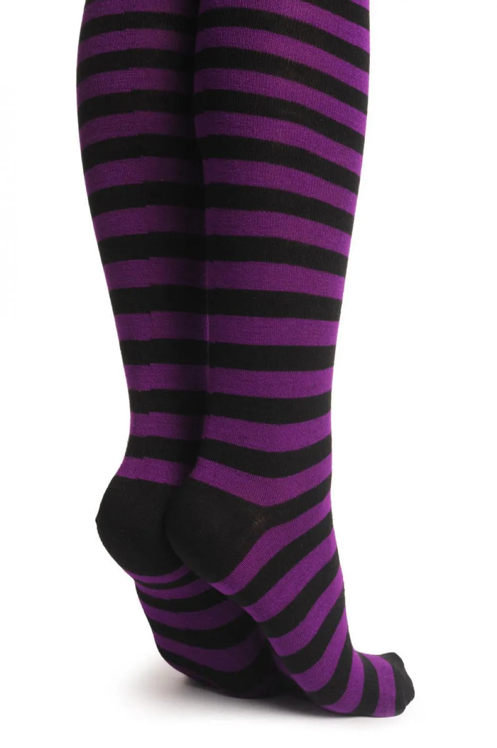 Purple & Black Stripes