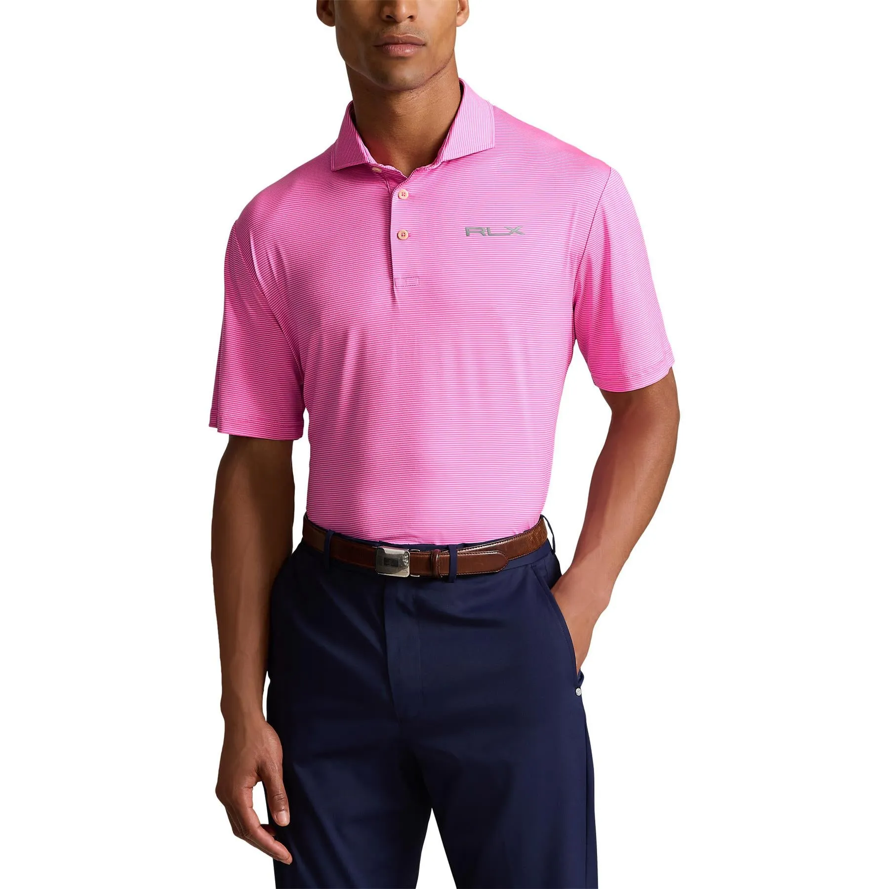 RLX Airflow Jersey Polo Dalia Pink - AW24