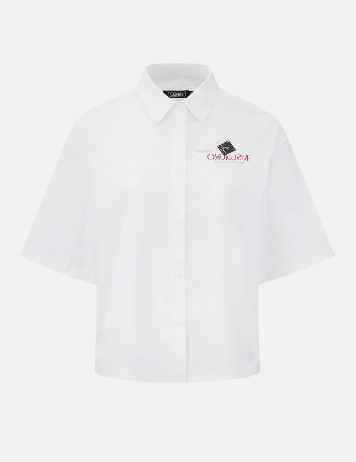 Seagull Tag Cropped Shirt