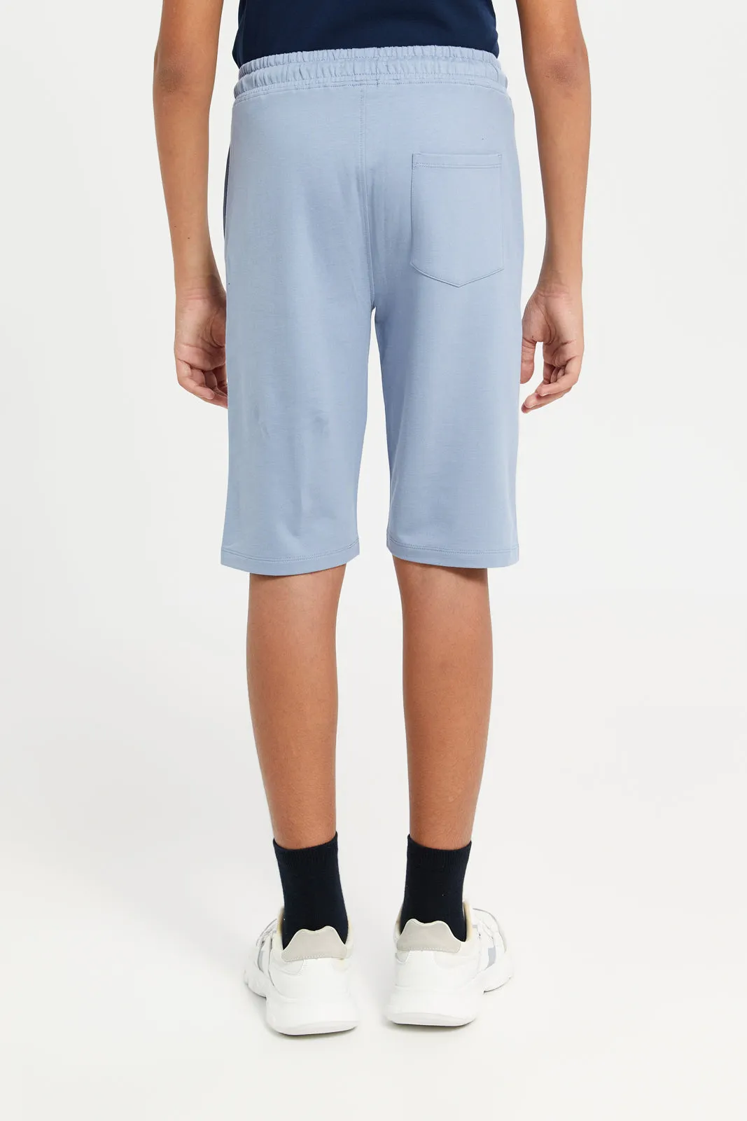 Senior Boys Blue Loungewear Active Shorts