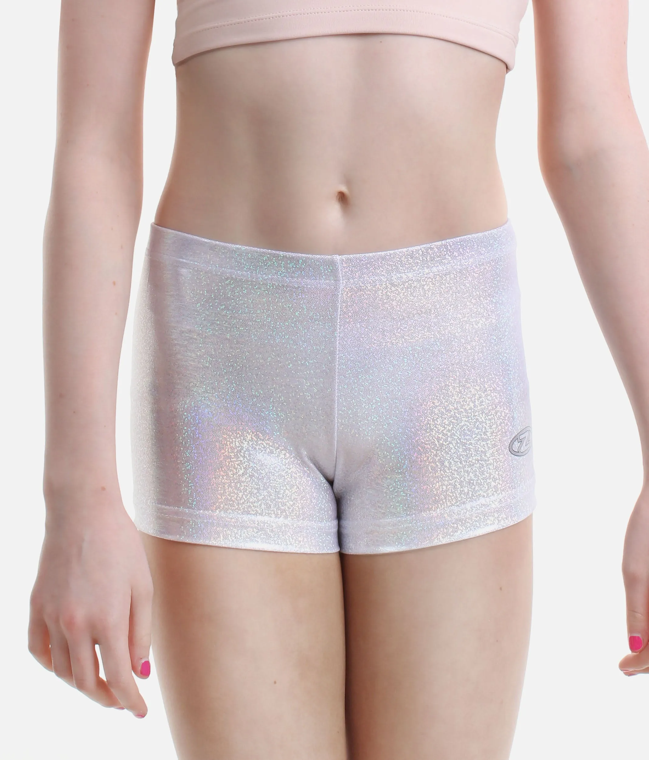 Silver Gymnastics Shorts - Z 2000