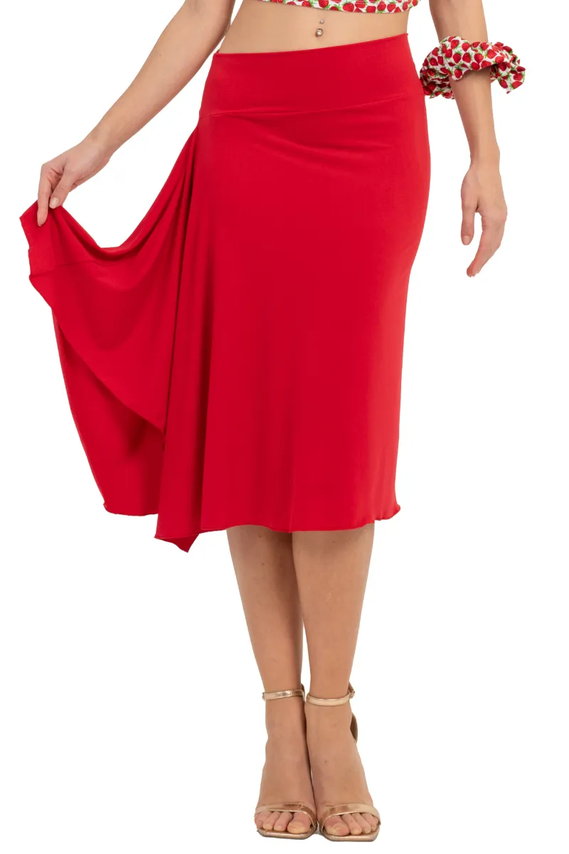 Skirt With Side Draping