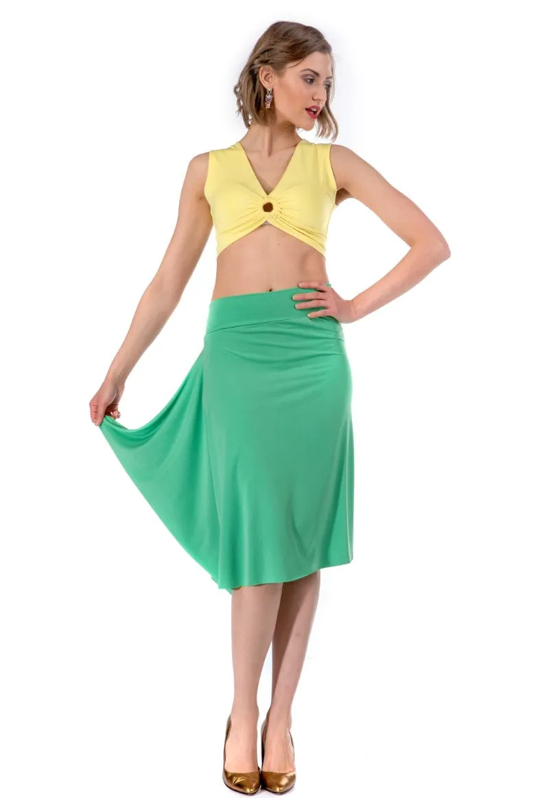 Skirt With Side Draping