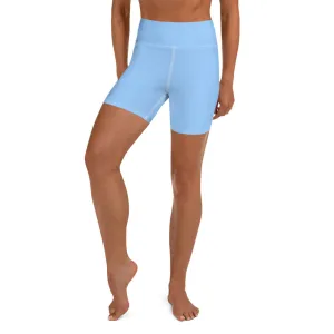 Sky Blue High Waist Shorts