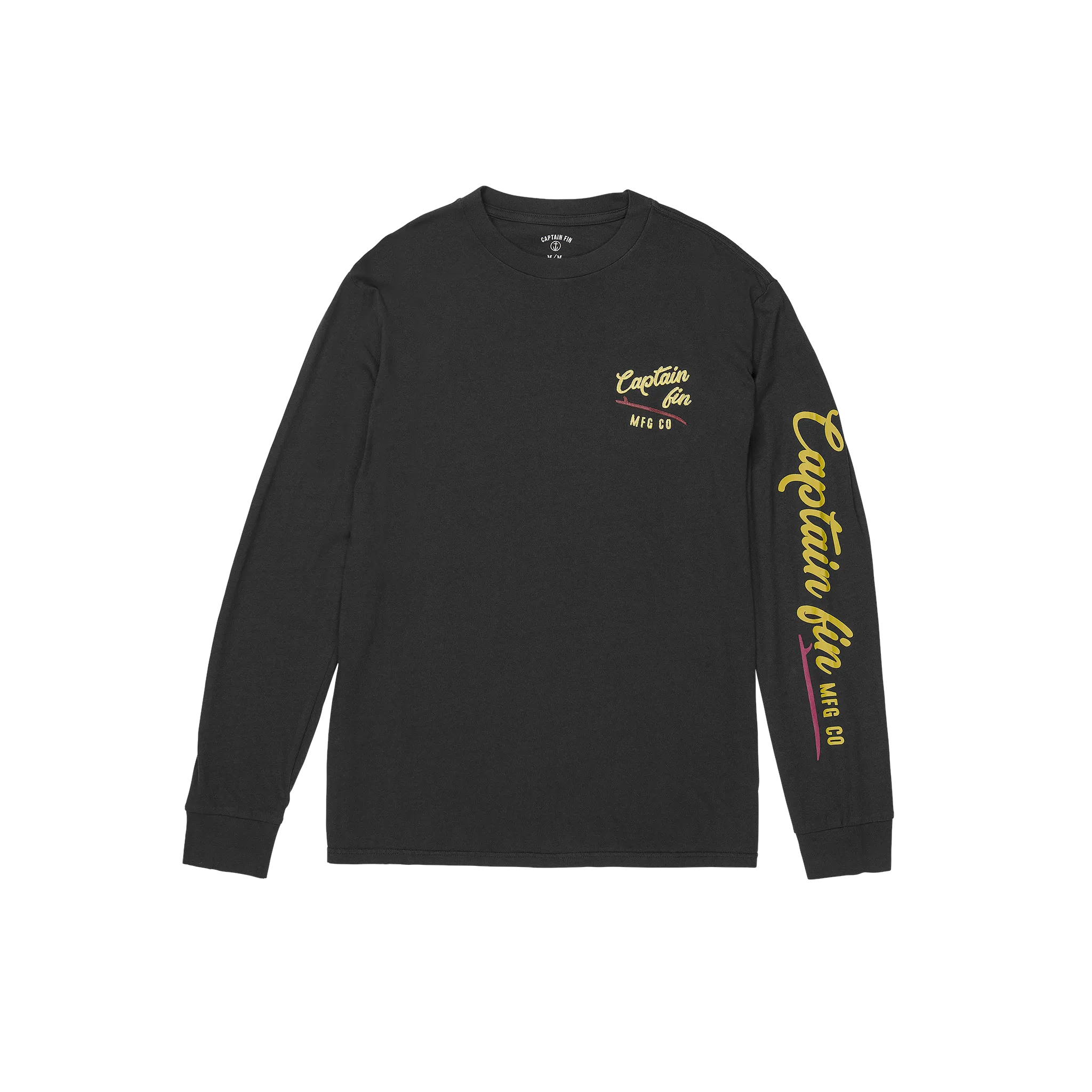 Slick Slide Logo Long Sleeve Tee - Blk