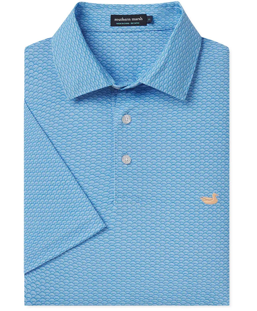 Southern Marsh - Flyline Performance Polo - Fan Shell