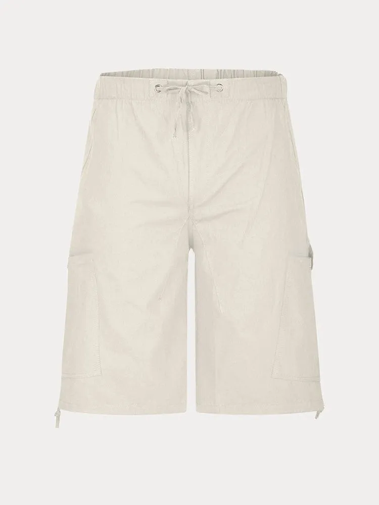 Stylish Drawstring Cargo Shorts