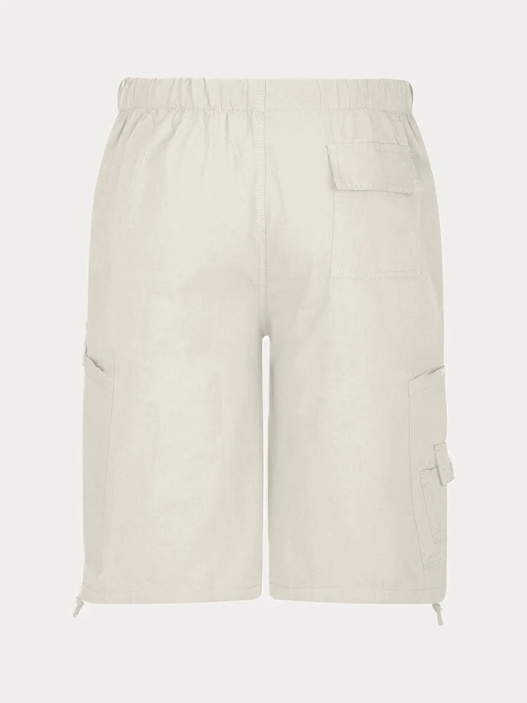 Stylish Drawstring Cargo Shorts