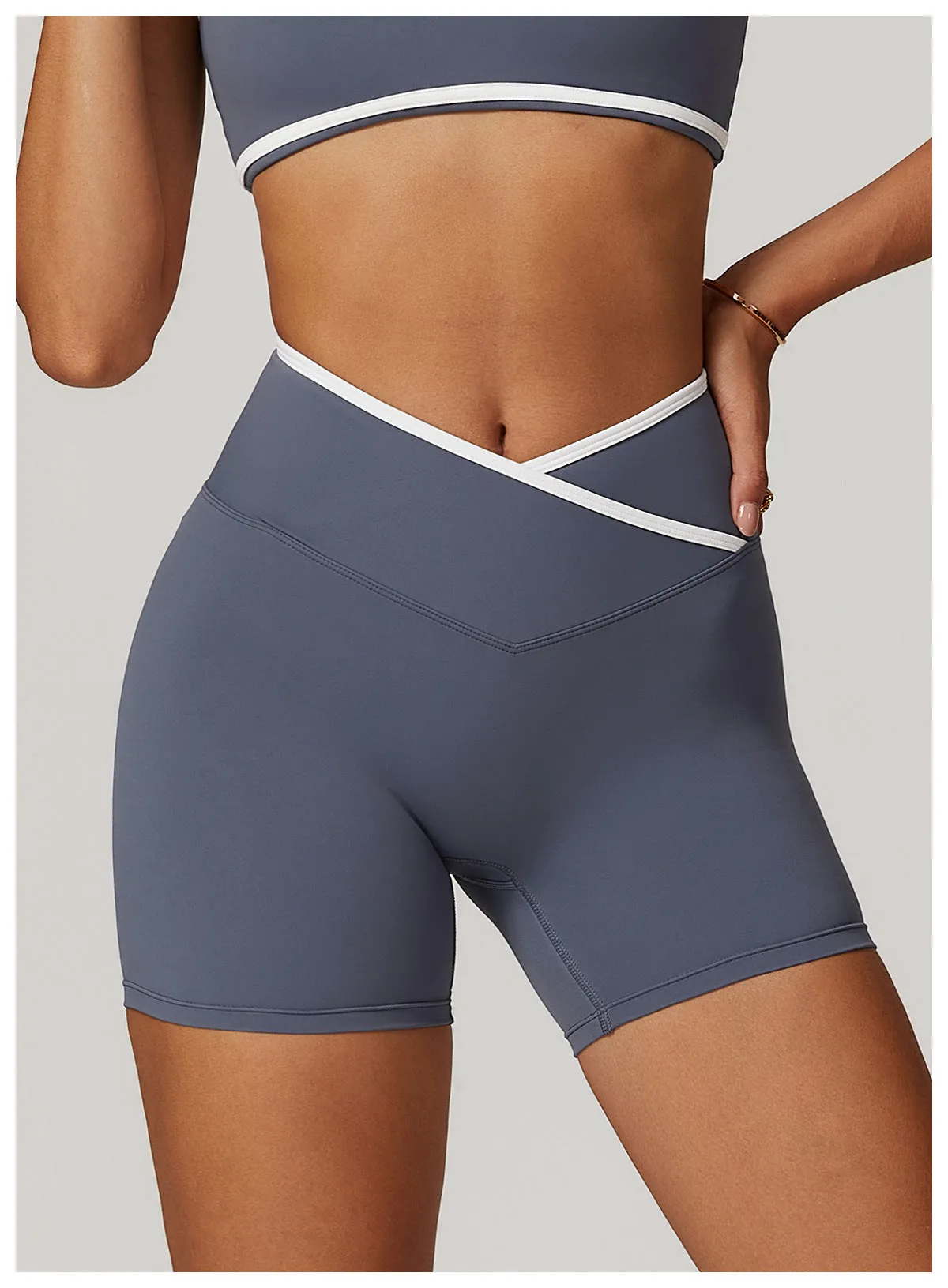 Stylish Serenity Yoga Shorts