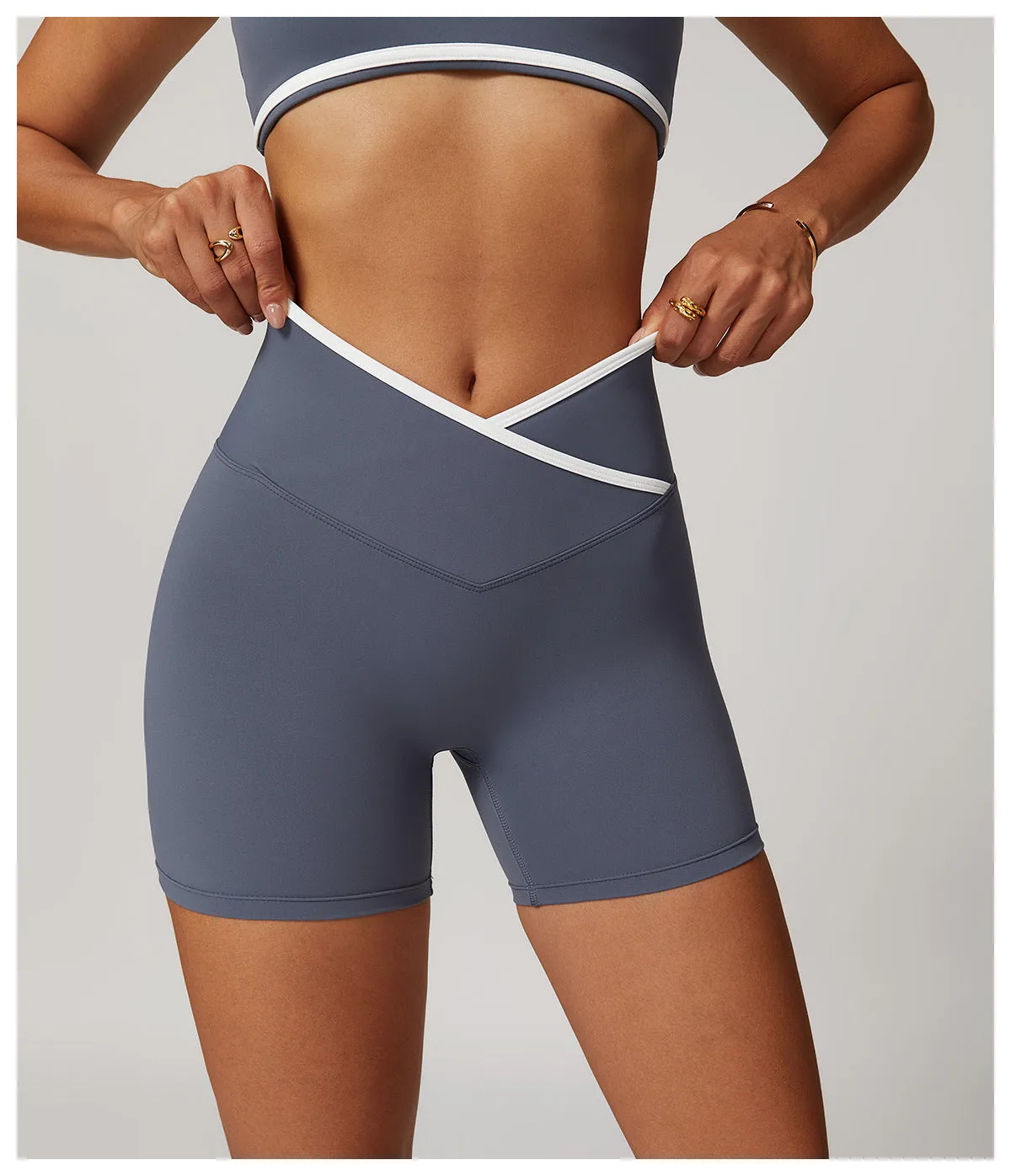 Stylish Serenity Yoga Shorts