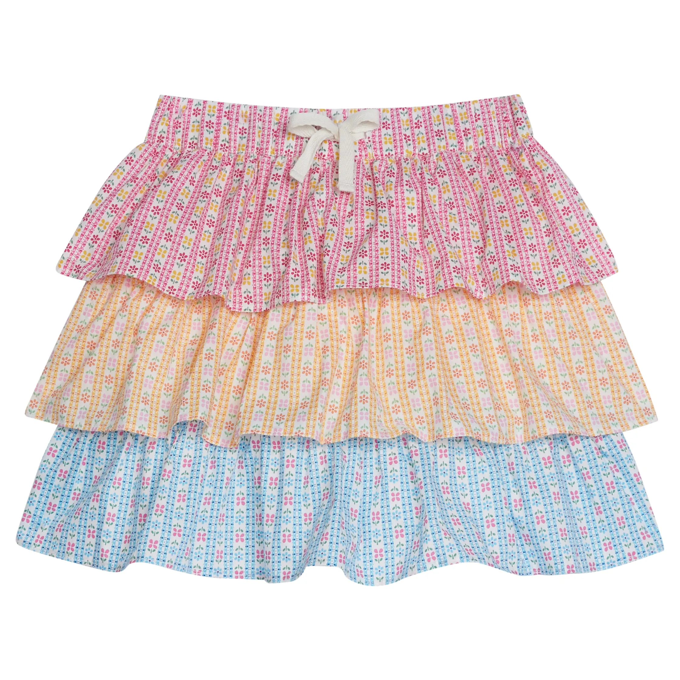 Tiered Mini Skort - Daisy Chain