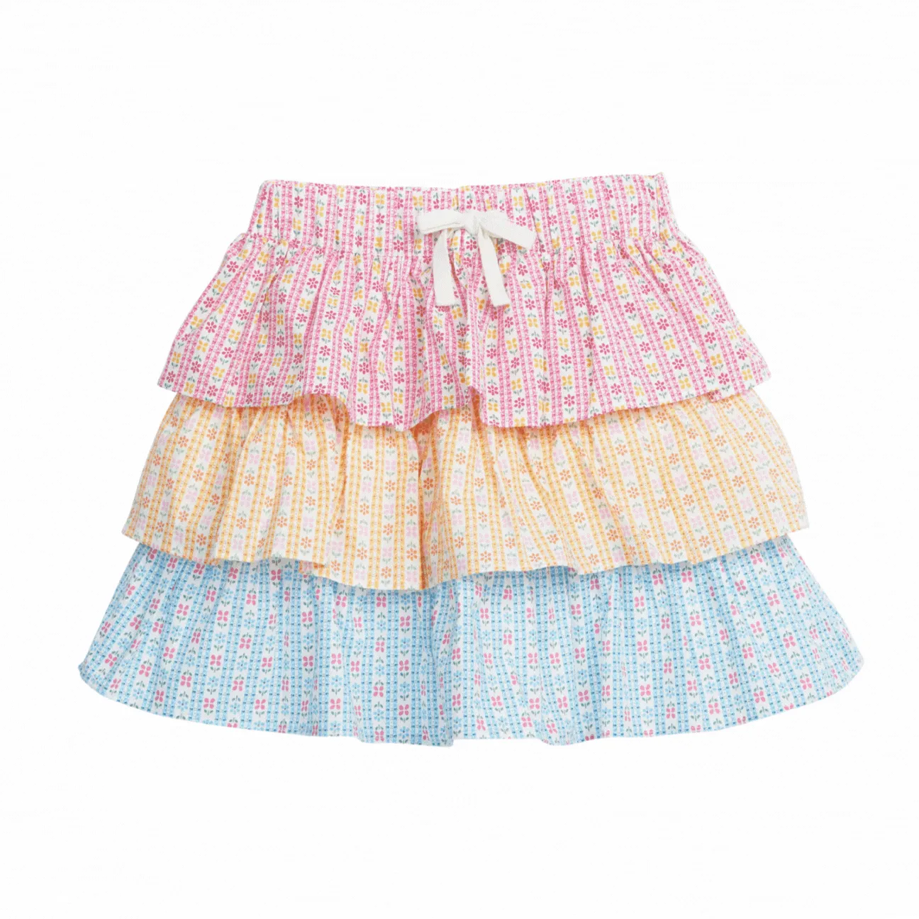 Tiered Mini Skort - Daisy Chain