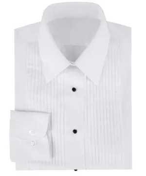 Woman's Tuxedo Shirt with Laydown Collar