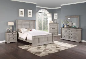 Woodbridge Grey 5 Piece King Panel Bedroom