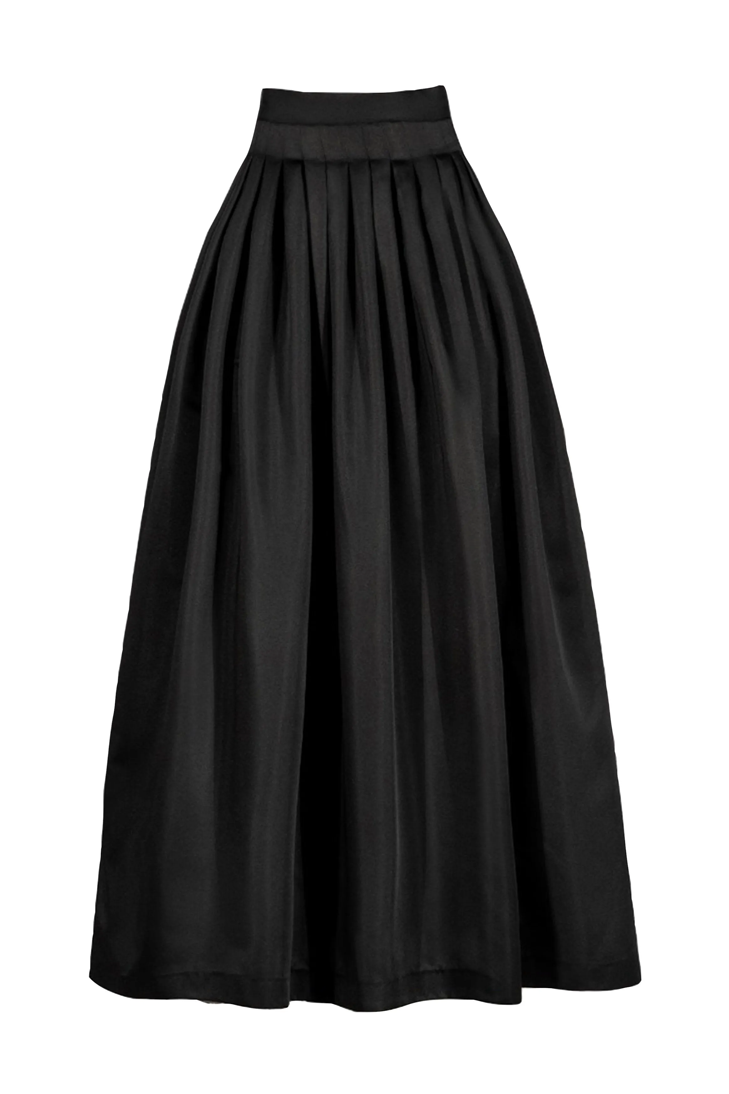 Yass Taffeta Ball Skirt - Black by RosewaterHouse